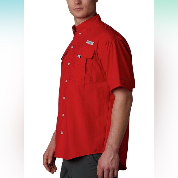 🆕Columbia PFG Bahama II Short Sleeve Outdoor Shirt UPF50 Men's ~ Size Medium - Picture 3 of 11